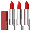 3x Maybelline Color Sensational The Creams Lipstick 333 Hot Chase
