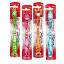 4pk Macleans Little Teeth Toothbrush 4-6 years, Shark Croc Tiger Bunny