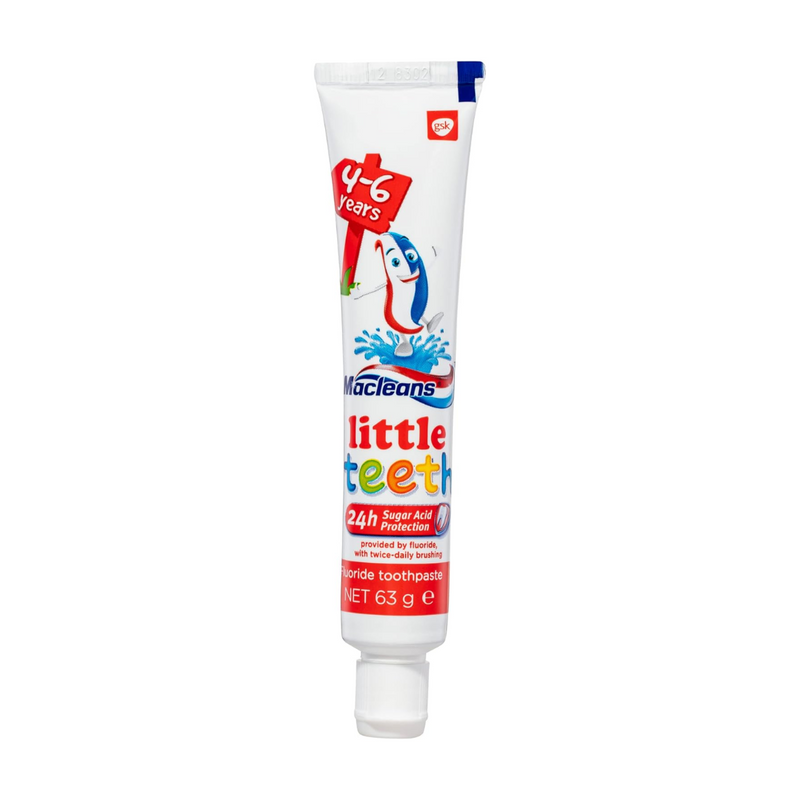 12x Macleans Little Teeth Toothpaste 4-6 years 63g