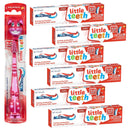 7pk Macleans Little Teeth Bunny Toothbrush plus Toothpaste 4-6 years