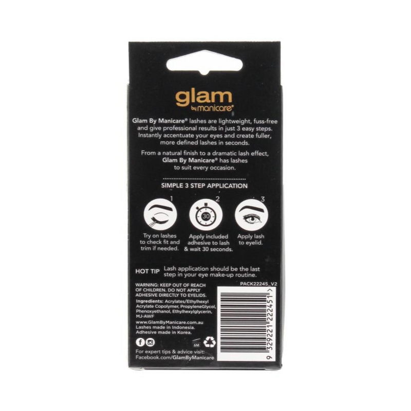 3x Manicare Glam Lash Length 13. Gisele 2 pairs
