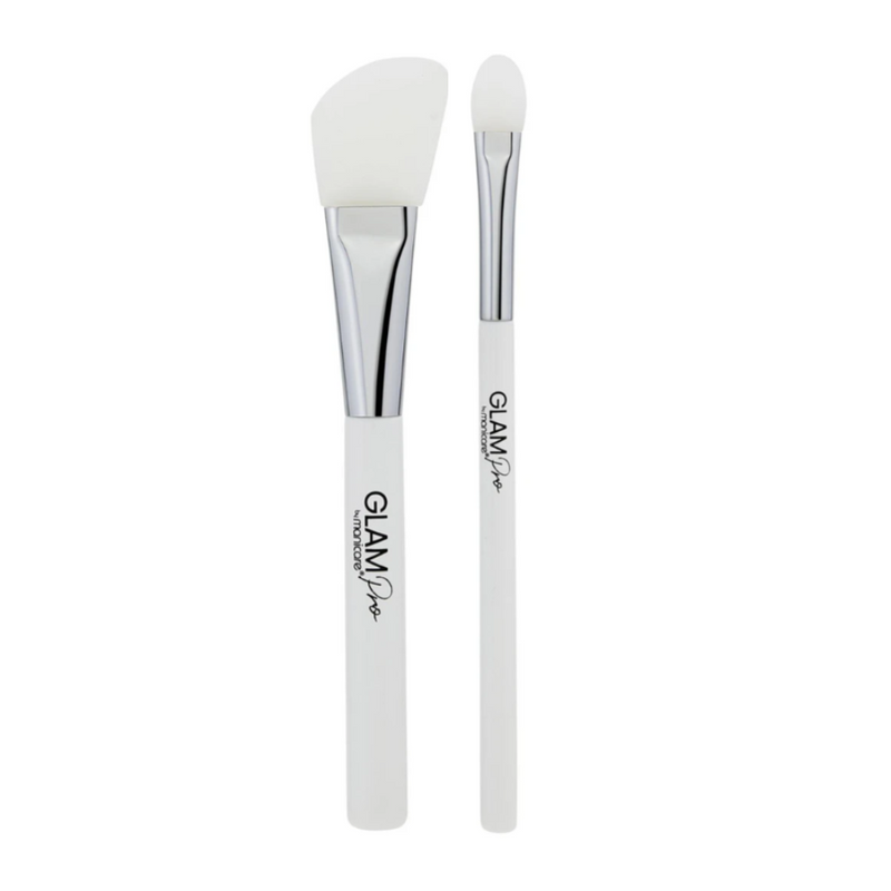 2pk Set Manicare Glam Pro Essential Skincare Brush Set + Silicone Brush Set
