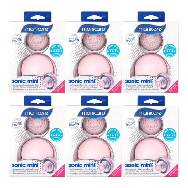 6x Manicare Sonic Mini Facial Cleanser