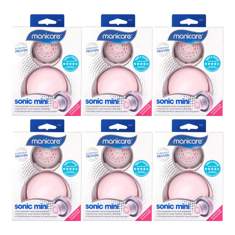 6x Manicare Sonic Mini Facial Cleanser