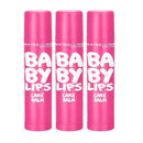 3x Maybelline Baby Lips Loves Colour Lip Balm Pink Lolita 4g
