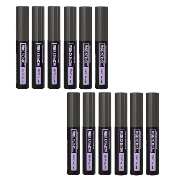 12x Maybelline Brow Fast Sculpt Eyebrow Mascara 06 Deep Brown