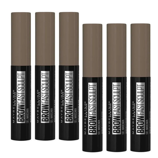 6x Maybelline Brow Fast Sculpt 3.5ml Soft Brown