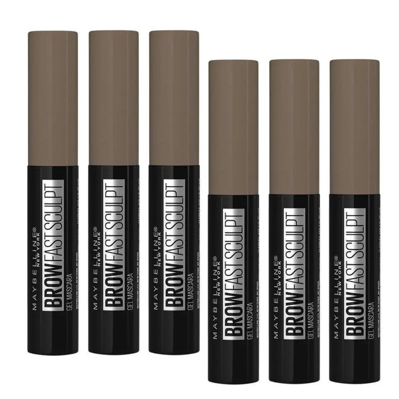 6x Maybelline Brow Fast Sculpt 3.5ml Soft Brown