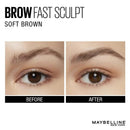 3x Maybelline Brow Fast Sculpt 3.5ml Soft Brown