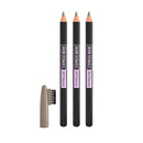 3x Maybelline Express Brow Precise Shaping Eyebrow Pencil 02 Blonde