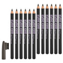 12x Maybelline Quick Shaper Eyebrow Pencil 05 Deep Brown