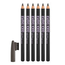 6x Maybelline Quick Shaper Eyebrow Pencil 05 Deep Brown