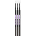 3x Maybelline Brow Ultra Slim Eyebrow Pencil 05 Deep Brown