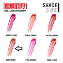 6x Maybelline Cheek Heat Sheer Gel Cream Blush 8ml 15 Nude Burn