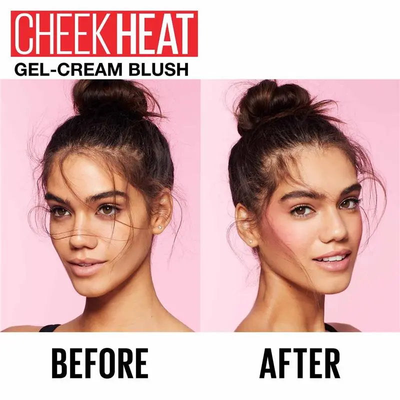 Maybelline Cheek Heat Sheer Gel Cream Blush 8ml 15 Nude Burn