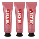 3x Maybelline Cheek Heat Sheer Gel Cream Blush 8ml 15 Nude Burn