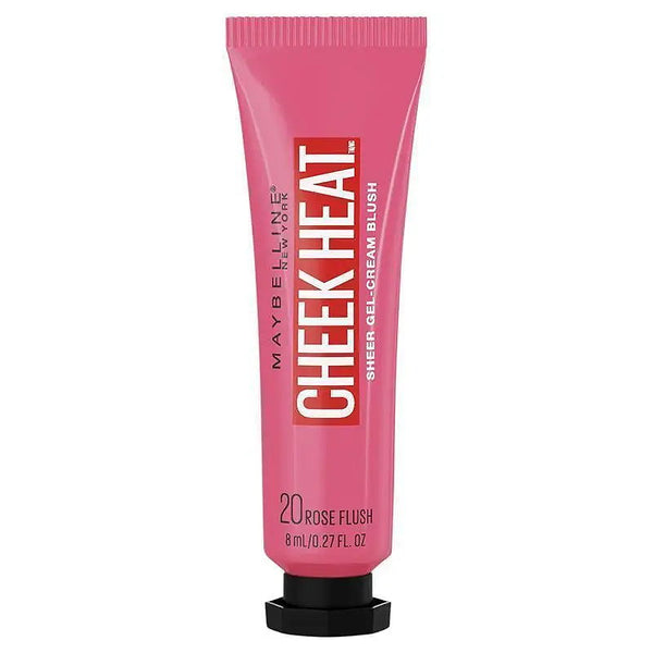 Maybelline Cheek Heat Sheer Gel Cream Blush 8ml 20 Rose Flush
