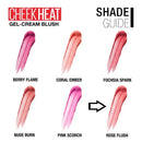 6x Maybelline Cheek Heat Sheer Gel Cream Blush 8ml 20 Rose Flush