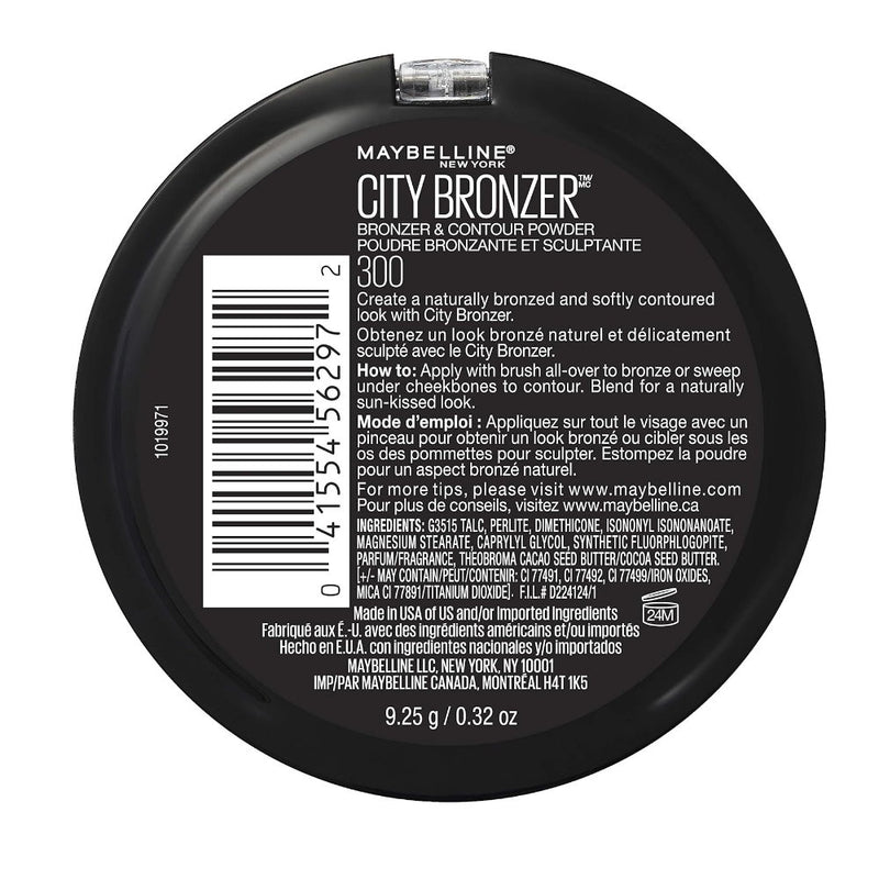 6x Maybelline City Bronzer & Contour Powder 8g 300 Deep Cool