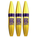 3x Maybelline Colossal Big Shot Volumizing Mascara Blackest Black 9.5ml