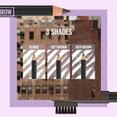 12x Maybelline Express Brow Pencil 05 Deep Brown
