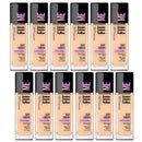 12x Maybelline Fit Me Dewy Smooth Foundation 110 Porcelain 30ml