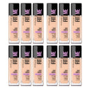 12x Maybelline Fit Me Dewy and Smooth Liquid Foundation - 115 Ivory