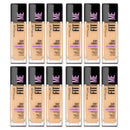 12x Maybelline Fit Me Dewy Smooth Foundation 128 Warm Nude 30ml