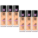 6x Maybelline Fit Me Dewy Smooth Foundation 130 Buff Beige 30ml