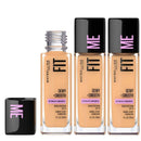 3x Maybelline Fit Me Dewy & Smooth Foundation 230 Natural Buff 30ml