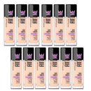 12x Maybelline Fit Me Dewy Smooth Foundation 105 Fair Ivory 30ml