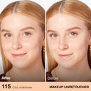 Maybelline Fit Me Dewy and Smooth Liquid Foundation - 115 Ivory