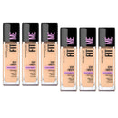 6x Maybelline Fit Me Dewy and Smooth Liquid Foundation 120 Classic Ivory 30mL