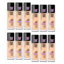 12x Maybelline Fit Me Dewy and Smooth Liquid Foundation 120 Classic Ivory 30mL