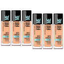 6x Maybelline Fit Me Matte Poreless Foundation 30ml 245 Classic Beige