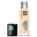 3x Maybelline Fit Me Matte Poreless Mattifying Liquid Foundation 30ml 118 Light Beige