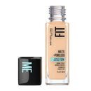 Maybelline Fit Me Matte Poreless Mattifying Liquid Foundation 30ml 120 Classic Ivory