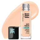 3x Maybelline Fit Me Matte Poreless Mattifying Liquid Foundation 30ml 115 Ivory