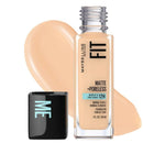 3x Maybelline Fit Me Matte Poreless Mattifying Liquid Foundation 30ml 120 Classic Ivory