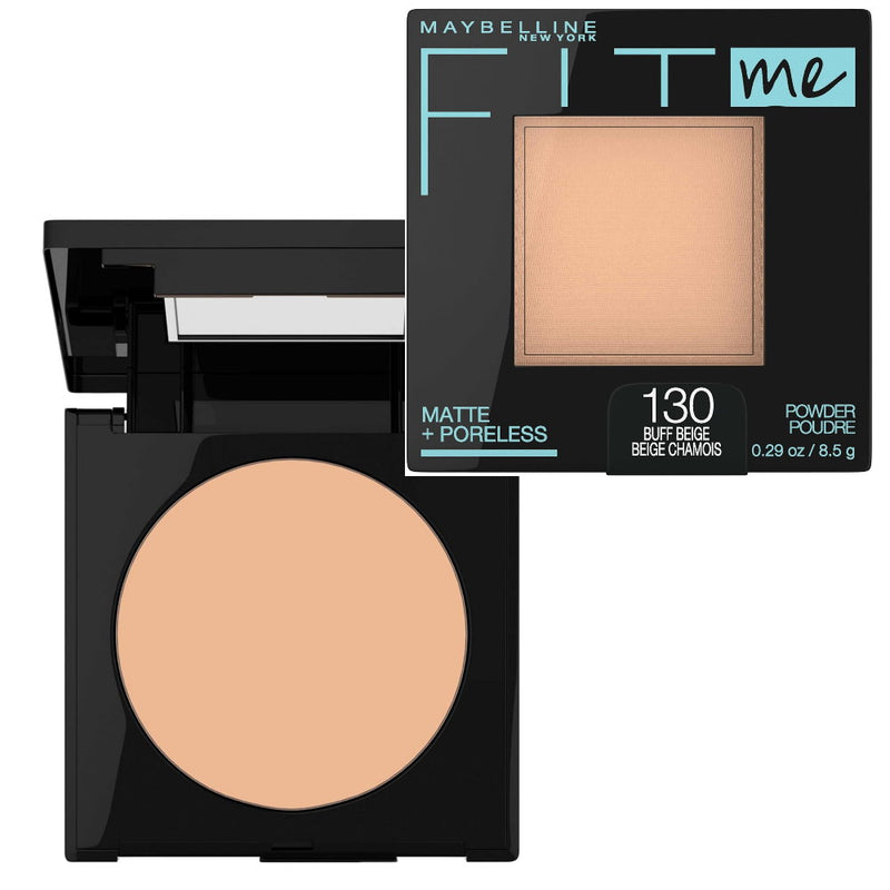 Maybelline Fit Me Matte & Poreless Pressed Powder 8.5g 130 Buff Beige