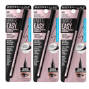 3x Maybelline Hyper Easy Liquid Pen Eyeliner 800 Pitch Black