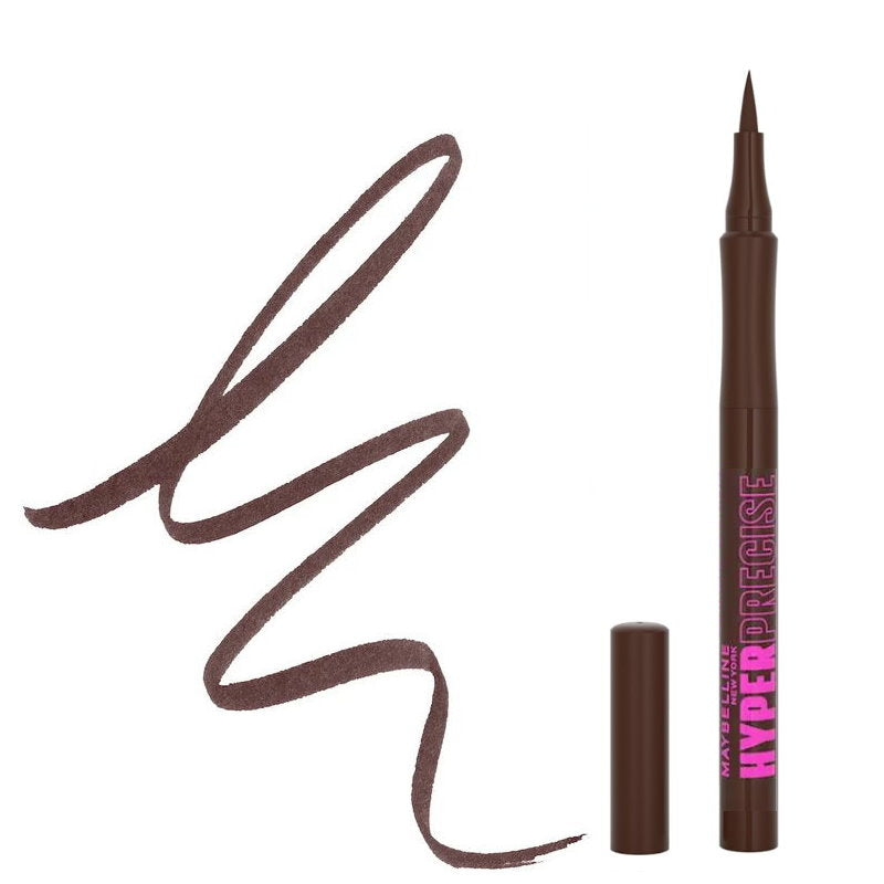 3x Maybelline Hyper Precise All Day Liquid Eyeliner 710 Forest Brown