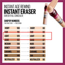 6x Maybelline Instant Age Rewind Eraser Multi-Use Concealer 6ml 120/ 01 Light