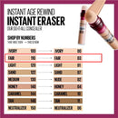 3x Maybelline Instant Age Rewind Eraser Dark Circles Concealer 03 Fair 6.8mL