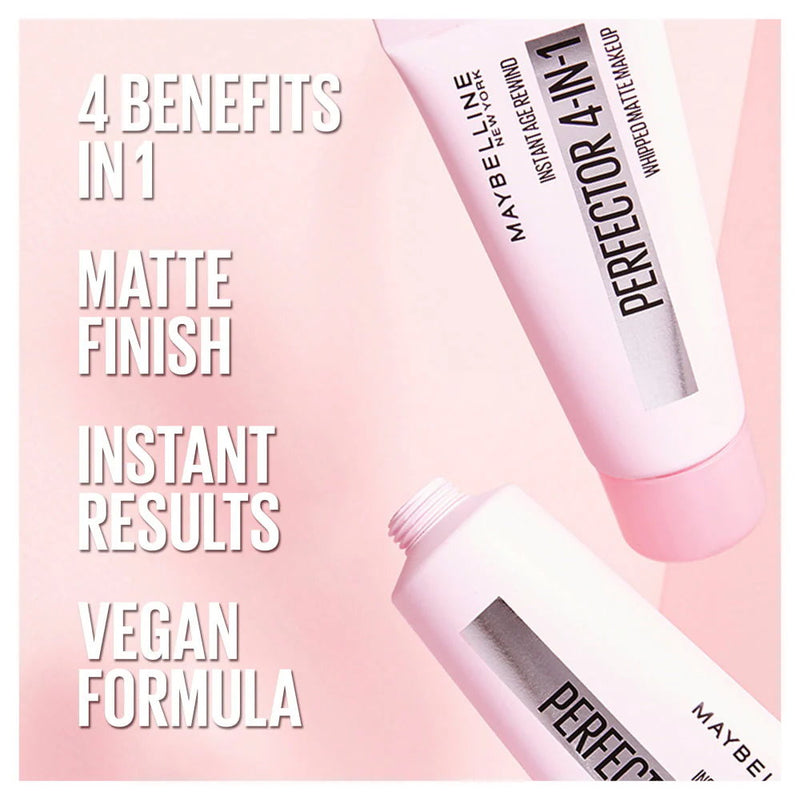 72x Maybelline Instant Age Rewind Instant Perfector 4 In 1 Matte Makeup 30ml 00 Fair Light