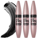 3x Maybelline Lash Sensational Washable Mascara 9.5ml 254 Intense Black