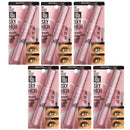 6x Maybelline Lash Sensational Sky High Mascara 801 Very Black Washable (carded)