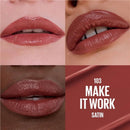 Maybelline Moisturising Serum Lipstick 103 Make It Work Satin