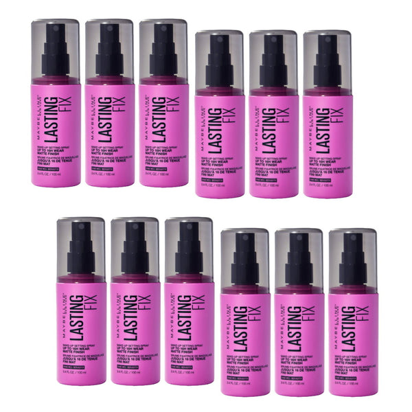 12x Maybelline Lasting Fix Makeup Setting Spray Matte Finish 100ml