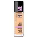 3x Maybelline Fit Me Dewy Smooth Foundation 130 Buff Beige 30ml